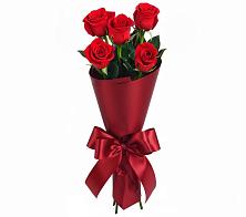 Букет 5 Красных роз Эдлесс Лав в Озерах