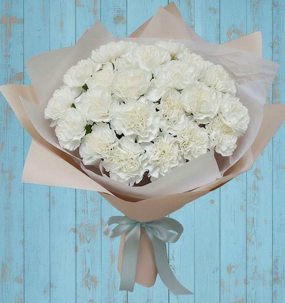 Букет цветов из: Гвоздики в Озерах