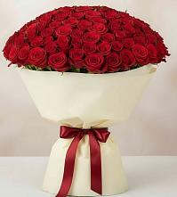 Букет 101 Красная роза Милано #REPLACE_PRED# Озерах
