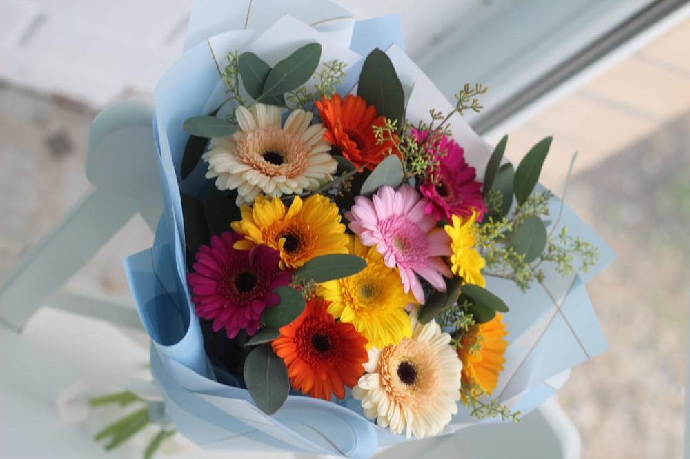 Букет цветов из: Герберы в Озерах