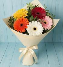 Букет цветов из:  Герберы в Озерах