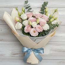 Букет цветов из:  Лизиантусы #REPLACE_PRED# Озерах