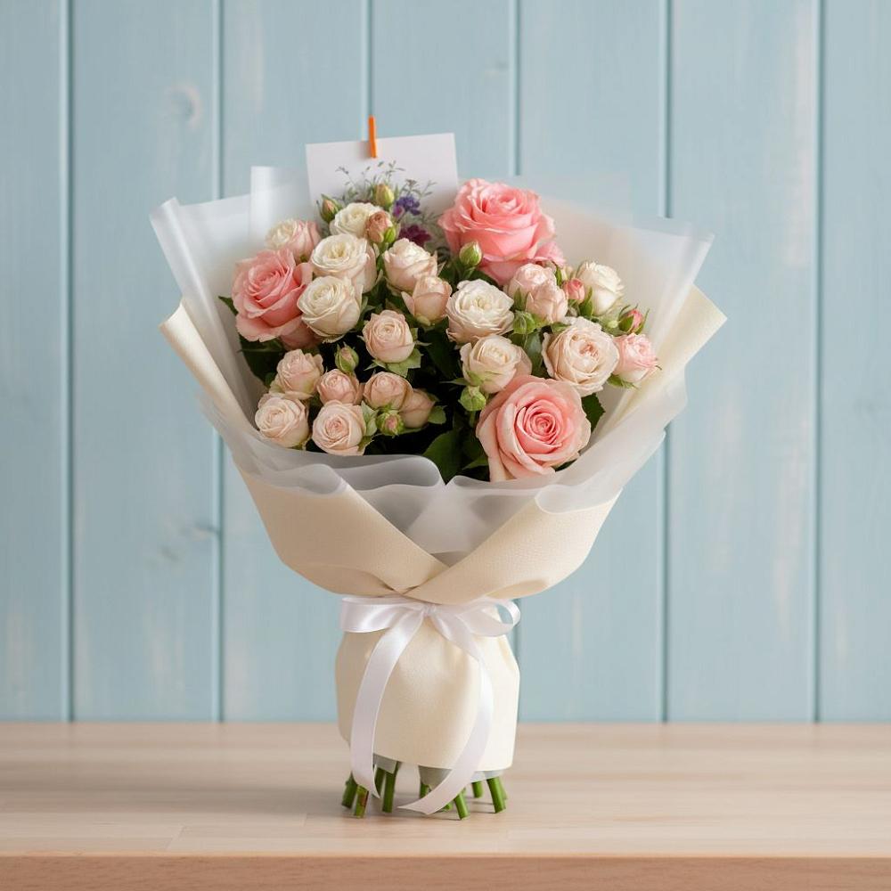 Букет цветов из: Розы в Озерах