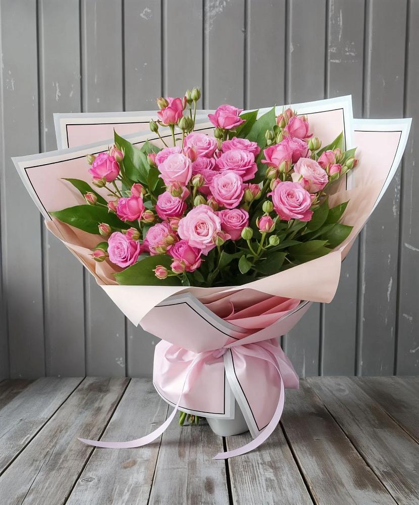 Букет Розовый кустик в Озерах