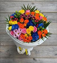 Букет цветов из:  Розы и Хризантемы в Озерах
