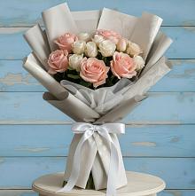 Букет цветов из:  Розы в Озерах