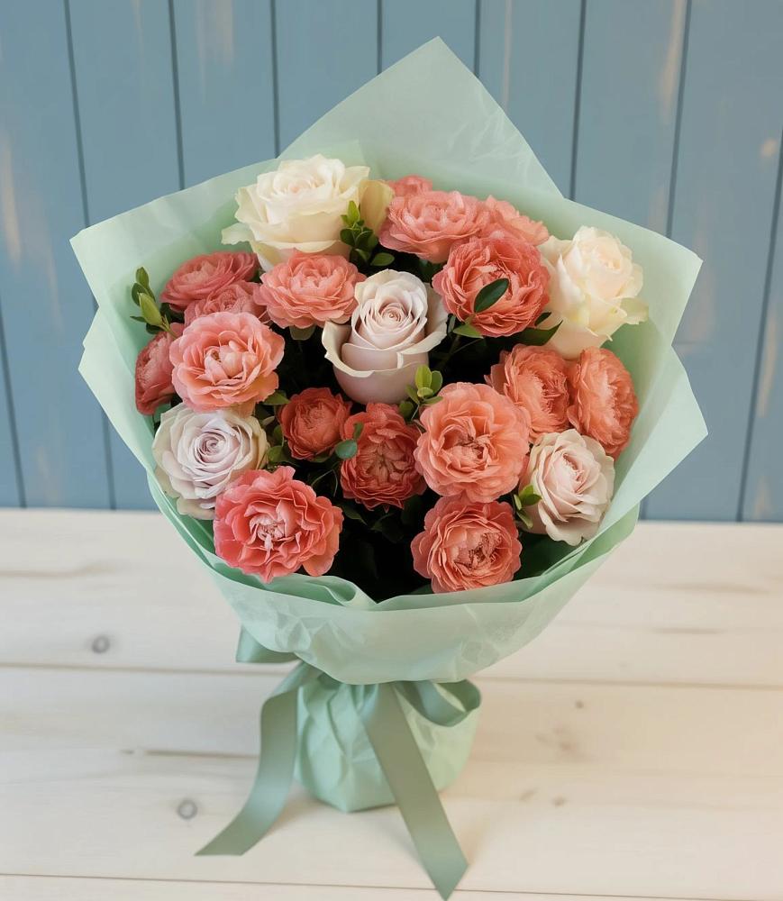 Букет цветов из: Розы в Озерах