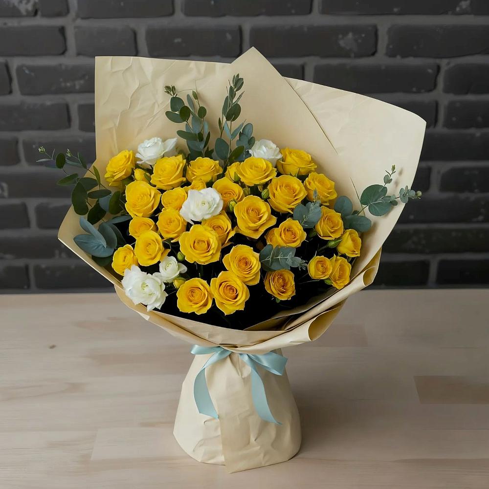 Букет цветов из: Розы в Озерах