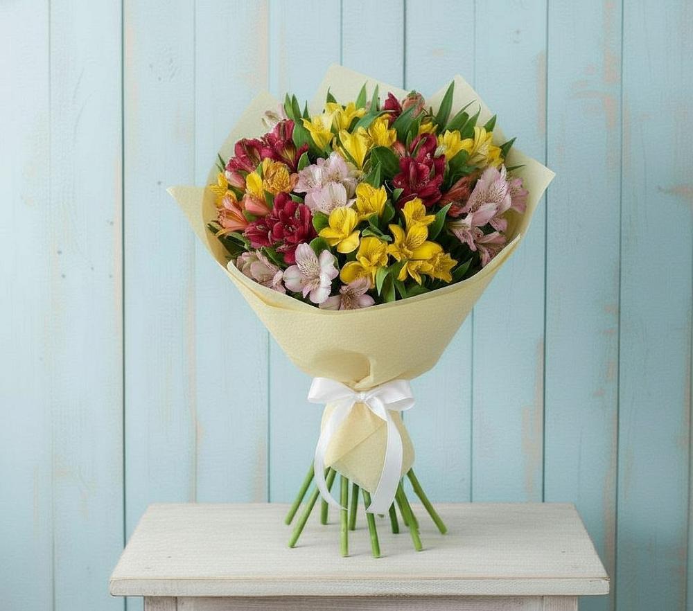 Букет цветов из: Альстромерии в Озерах